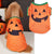Halloween Pet Clothing – Funny Pumpkin Skull Tee