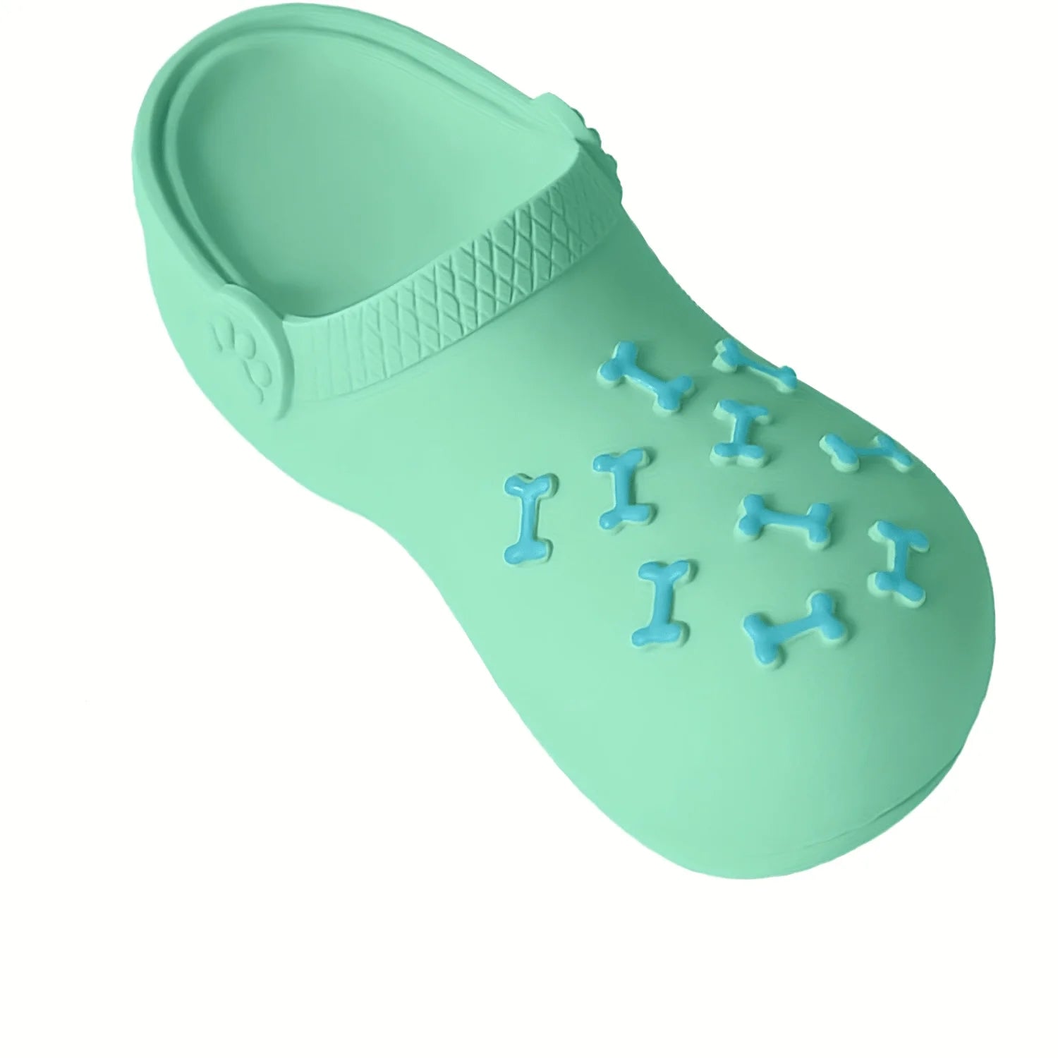 Durable Rubber Slippers-Shaped Chew Toy, Teeth Cleaning & Training, Indoor/Outdoor Play for Small, Medium, Large Dogs & Puppies