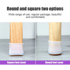 24/4pcs Chair Leg Caps Silicone Feet Protector Pads Furniture Table Covers Socks Plugs Cover Furniture Leveling Feet Home Decor