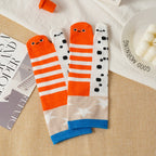 Women's Funny Cute Split Toe Socks Cartoon Shark Whale Printed Ankle Socks Soft Comfortable Breathable Short Socks for Students