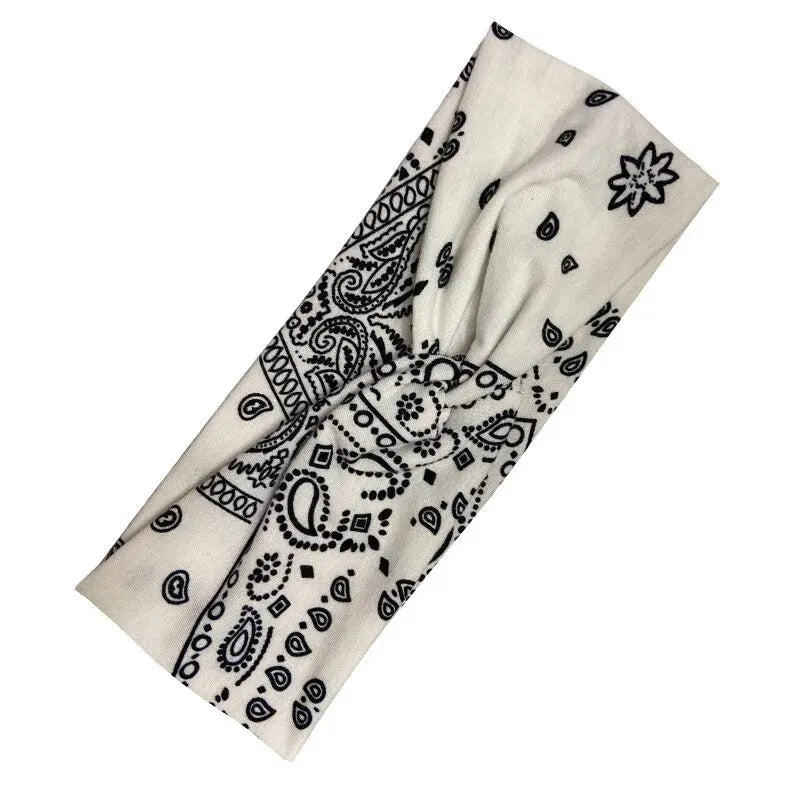1pc Headband For Women Stretchy Wide Hair Band Knotted Headband For Yoga Running Sports Sweatband Women Girls Hair Accessories