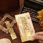1 Pc Vintage Artistic Metal Bookmark, Hollow Painting Design With Long Tassel For Office Book Lovers Reading Gift Stationery