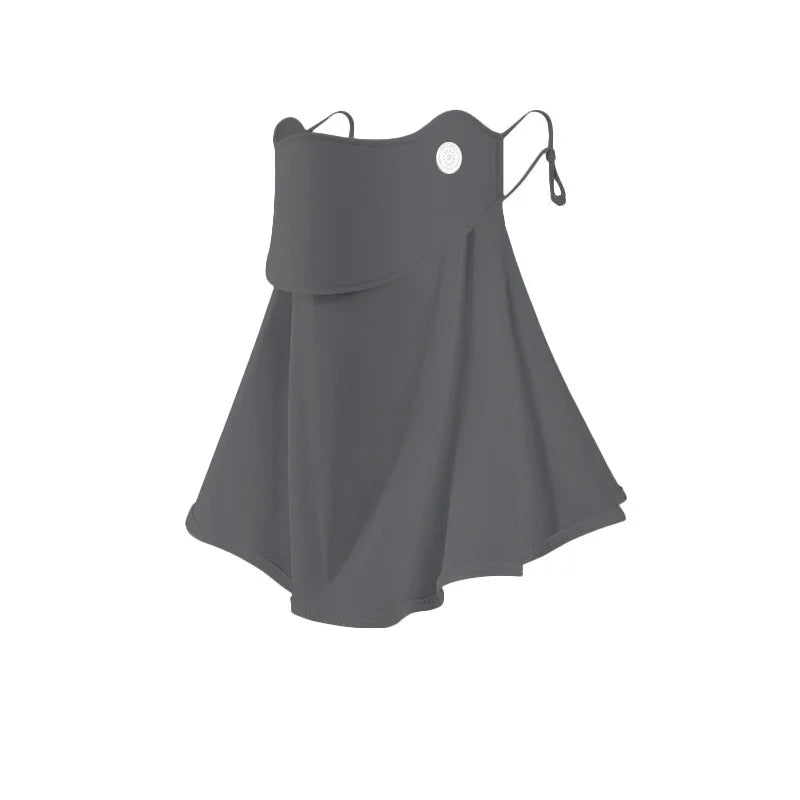 Drinking Water, Neck Protection, Sun Protection, Ice Silk Mask, No Trace, UV Protection, Cycling, Breathable and Sunshade