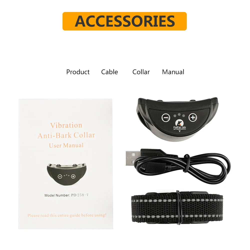 Humane Anti-Bark Collar for Peaceful, Quiet Training