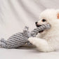 Durable Rope Knot Dog Toy – Hand-Woven Cotton Chew Toy for Small & Medium Dogs