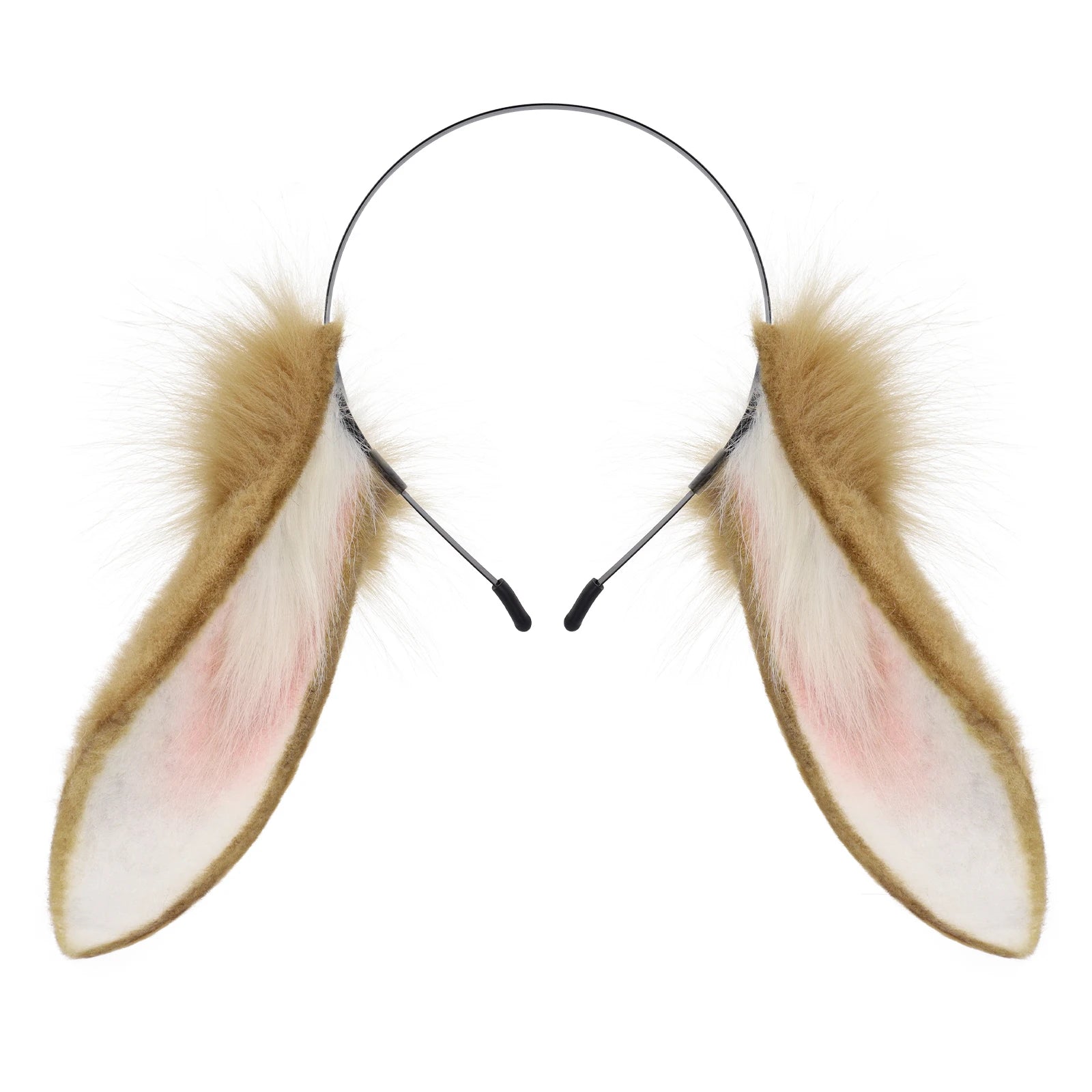 Animal Rabbit Ears Headband Faux Fur Bunny Headwear Plush Hairband Party Cosplay Costume Accessories