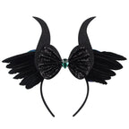 2026 Latest Halloween Cobweb Ears Headband Women Festival DIY Mouse Hairband Kids Party Villains Cosplay DIY Hair Accessories