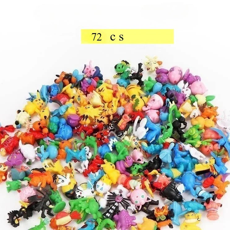 Pokemon Mini Figures Set 24–144PCS – Pikachu Anime Toy Collection