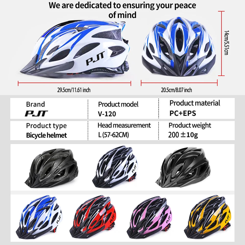 PMT Cycling Helmet Comfort Lining Lightweight Hollow Riding Safety Cap Head Protection Bicycle MTB Helmets Men Women Bike Helmet