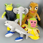 New Tralalelo Tralala Plush Tungtungtung Italian Brainrot Al Tralalero Tralala Plush Doll Stuffed Soft Pillow Custom Toys