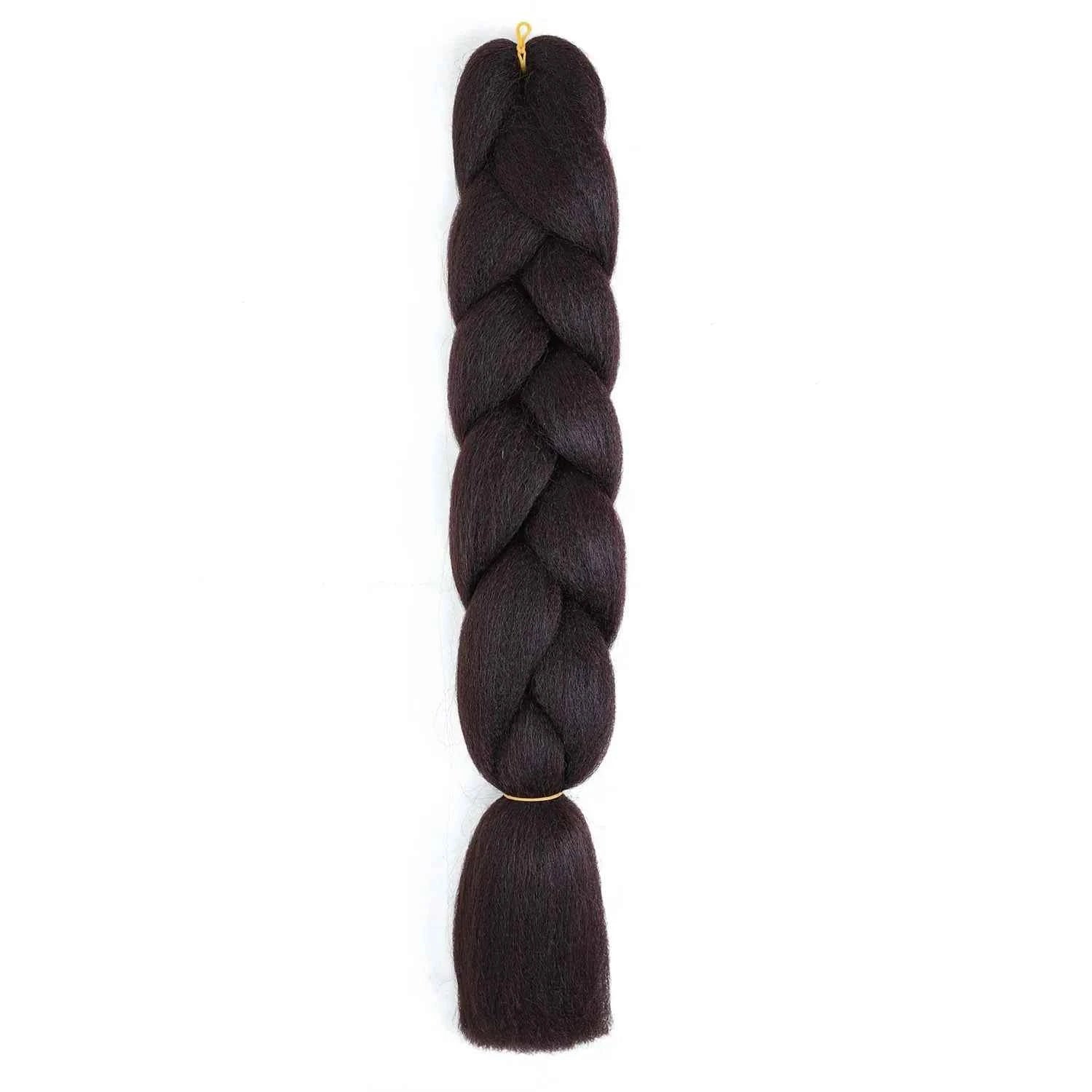Synthetic 24inch Long Purple Braiding Hair Extensions for Braids Ru mi Braiding Hair for Stage Party Cosplay,Multi-colored Braid