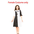 Terrifierr Cosplay Costume 1 Set Female Or Male Horror Carnival Party Skin-Tight Killer Clowns Jumpsuit for Halloween Costume