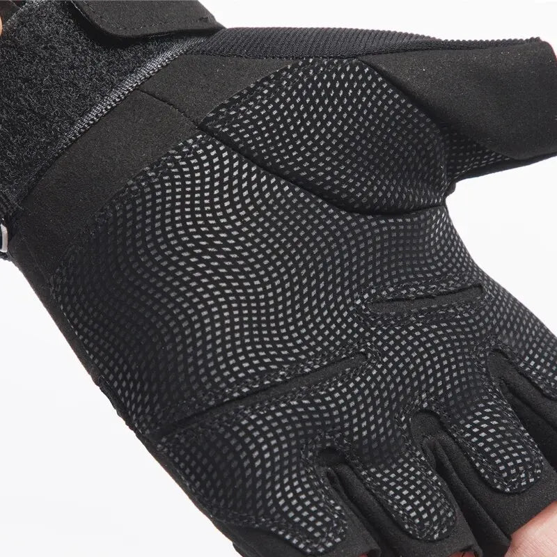 Outdoor Tactical Gloves Sport Gloves Half Finger Men Women Combat Shooting Hunting Fitness Fingerless Gloves