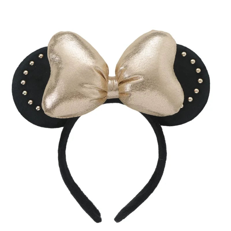 Cartoon Minnie Mouse Ear Headband New Holiday Party Christmas Snowman Headdress Cosplay for Adults Kids Hair Accessories