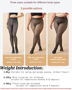 80g-300g Winter Women's Seamless Pantyhose Sexy Thermal Translucent Stockings High Elasticity Warm Legging Tights Female
