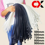 Heavy-Duty Ultra-Long Nylon Cable Ties - Self-Locking Large-Sized (50-90cm), Durable Plastic Cable Organizer, Suitable