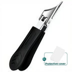 Thick Ingrown Nails Heavy Duty Stainless Steel Trimmer Safety Soft Grip Ultra Sharp 25 Degree Angled Blade Seniors Splash Proof
