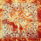 New Fashion Hip Hop 100% Cotton Bandana Square Scarf Gradient Color Paisley Headband Printed For Women/Men/Boys/Girls
