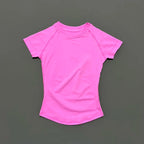 Short Sleeve Seamless Yoga Top Women Quick Dry Breathable Slim Fit Workout Gym Running Fitted Sports T-Shirt Activewear
