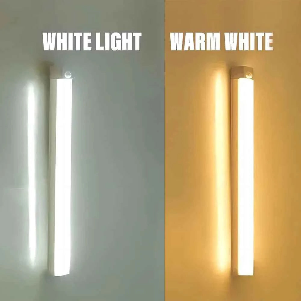 LED Motion Sensor Light Wireless LED Night Light Type C Rechargeable Light Cabinet Wardrobe Lamp Staircase Backlight For Kitchen