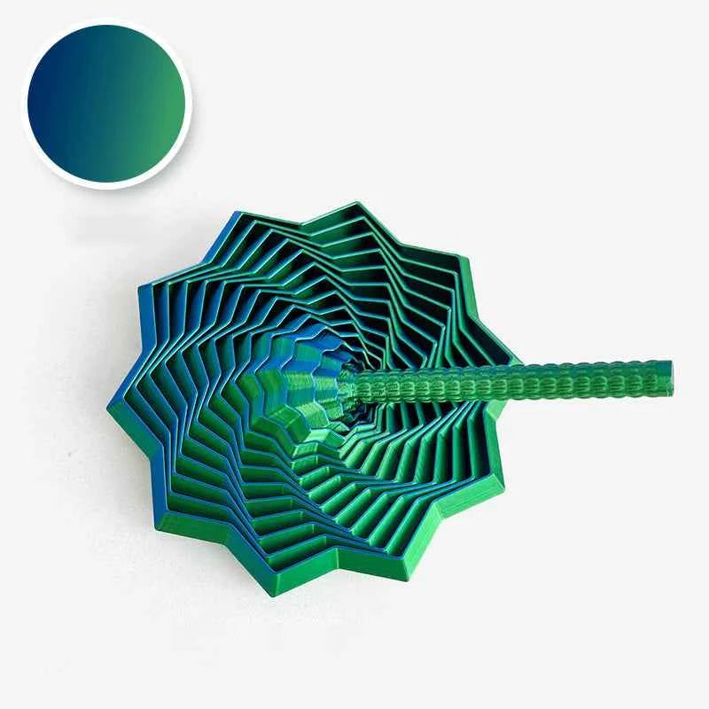 3D Printed Star Ornaments With Handle Fingertip Decompression Toy Polygons Suitable For Home Office
