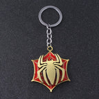 Movie Rotatable Spider Blade Keychain Creative Spider Keyring Cosplay Props Handsome for  Men Women Backpack Jewelry