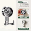1/4/8pc Suction Hooks Strong Vacuum Power Traceless No-Drilling Adhesive Hooks for Home Bathroom Kitchen Door Back and Toilet