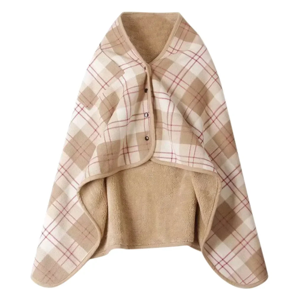 Lady Multifunction Doublelayer Tartan Plaid Blanket Scarf Wrap Shawl Winter Warm шарф женский Elegant Womens Shawl Scarf Winter