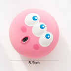 Squeaky Rubber Dog Ball for Interactive Chewing and Teeth Cleaning
