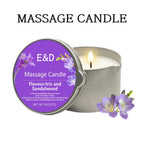 Massage Oil Candle, for Stress Relief and Skin Moisturizing, Scented Candles Aromatherapy SM Product Spa Essentials, Luxury Cand
