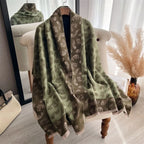 Cashmere Scarf for Women Thick Warm Winter Blanket Brand Female Luxury Quality Shawl Wrap Bufanda 2024 Poncho Echarpe Pashmina