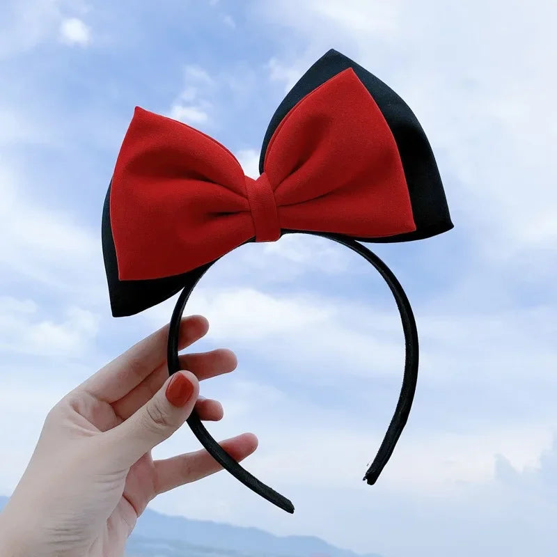 Anime Mouse Ear headband amusement park headband fish-scale sequin mesh party hat girl birthday gift