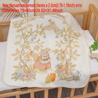 Newborn baby bath towel pure cotton gauze bath towel Class A soft children's blanket absorbent newborn baby blanket
