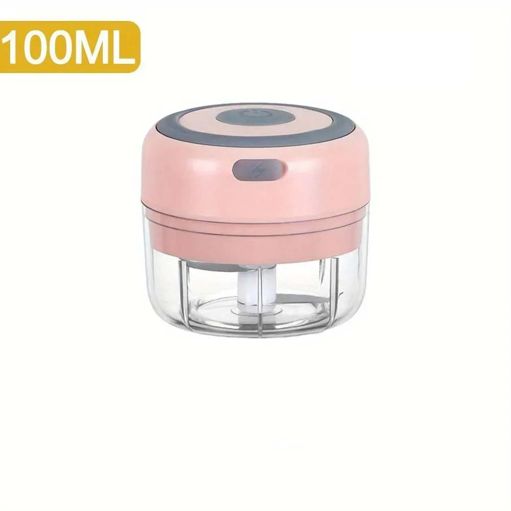 100ML/250ML Electric  Meat Mincer Garlic Chopper Rotate Garlic Press Crusher Vegetable Onion Cutter Kitchen Cooking Accessories