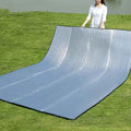 Camping Mat Foam Foil Blanket Aluminum Insulation Foam Foil Mat Sleeping Pad Thermal Outdoor Tent Footprint Reflecting Heat