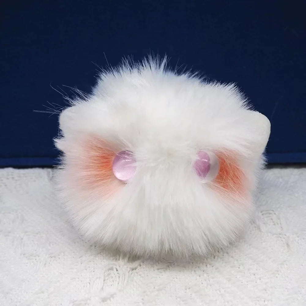 Blush Cat Ball Plush Keychain Cute Cat Bag Charm