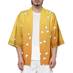 Tanjiro & Zenitsu Anime Cosplay Costume – Kimono Haori Outfit