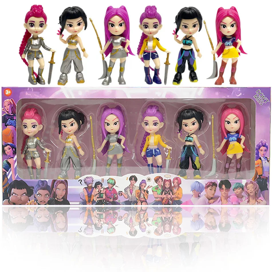 Anime Figure PVC Collectible – Kpop Demon Hunters Mini Figurine Toy