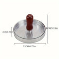 1PC Non-Stick Burger Press Patty Maker Metal Hamburger Mold for Beef Cheese Veggie Burger Making Suitable for BBQ Grill Cooking