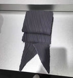 Miyake Pleated Women Scarf Shawl Fabric Korean Fashion Thin Sunscreen Scarf Foulard Femme Luxe Marque Hijabs for Woman