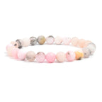 Natural Stone Beads Bracelet For Women Men Amethysts Crystal Quartzs Aquamarines Jades Jewelry Agates Elastic Bangle Bracelets