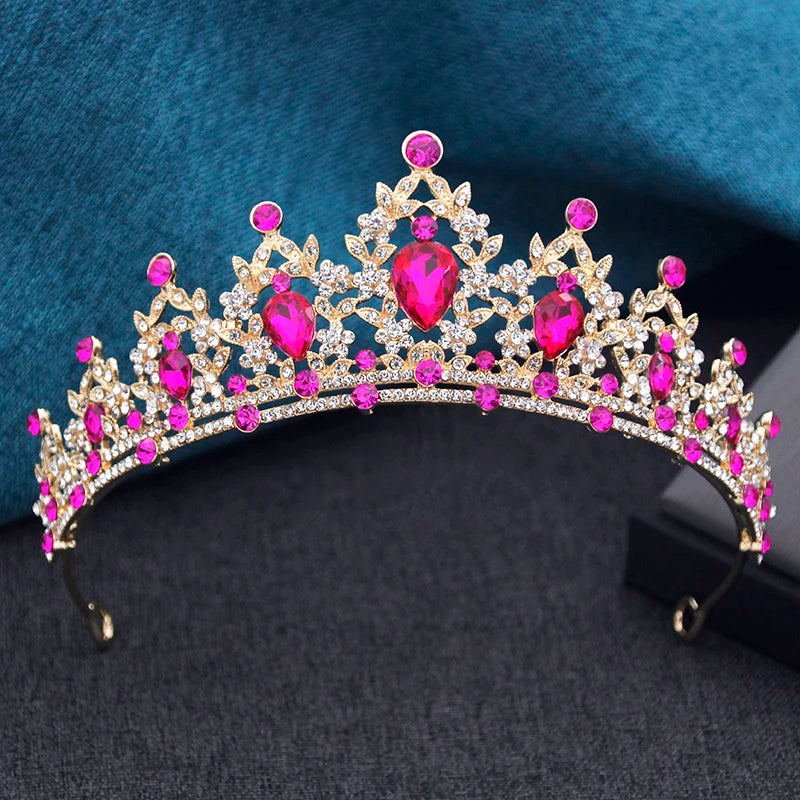 15 Colors Princess Crown Bridal Tiaras and Crowns for Women Prom Birthday Wedding Hair Jewelry Party Head Accessories