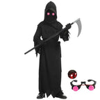Kids Grim Reaper Costume – Skeleton Glow Halloween Outfit