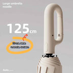 Extra Large Reinforced Wind-resistant Rain-resistant Dual-purpose UV-resistant Fully Automatic Ring-buckle Umbrella