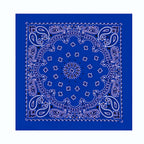 70CM Oversized Hip Hop Amoeba Cashew Cotton Square Bandana Scarf Headband Black Paisley Gifts For Men/Boys/Girls