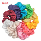 Satin Scrunchies Set for Women & Girls – 25/10/6 Pcs Elastic Hair Bands | Soft Silk Ponytail Holders & Fashion Hair Accessories