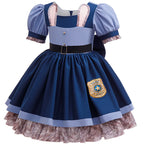 Disney Baby Girls Cosplay Zootopia Judy Bunny Costume For Children carnival Festival Dress Rabbit Police Zoo Fancy Clothes 2026