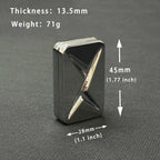 EDC Fidget Sliders Slider Metal Fidget Toys Stress Relief for Adults Magnetic Metal Infinite Fidget