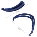 Matte Vintage Banana Clip for Curly Long Straight Short Hair Claw Women Girls Hair Styling Ponytail Holder Hairpin Clamp Grip