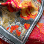 Luxury Warm Poncho Cashmere Winter Women Scarf Floral Jacquard Shawl Wraps Female Thick Pashmina Blanket Bufanda Travel Echarpe